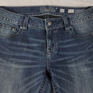 Miss Me Signature Skinny Jeans Stitched Pattern Size 32 Inseam 31